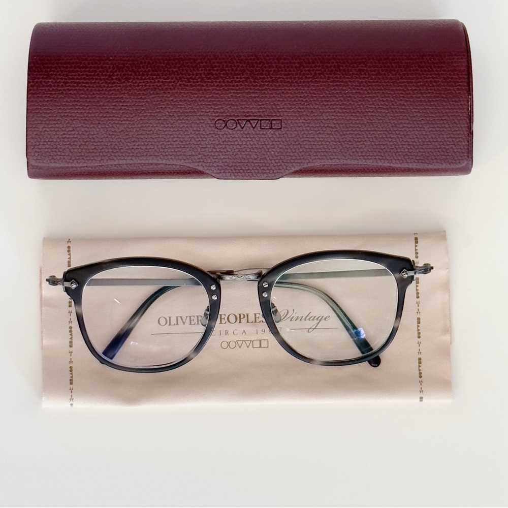 [SOLD] OLIVER PEOPLES OV 5350 1486 OP-506 GREY HORN Glasses Frames 49-22